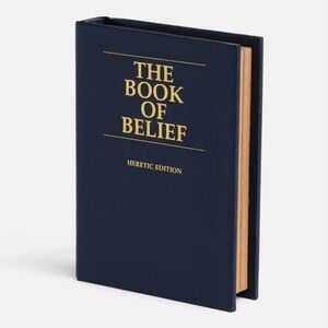 A24 Heretic Book of Belief Box Stash Wooden Storage Secret Hardcover Bookcase